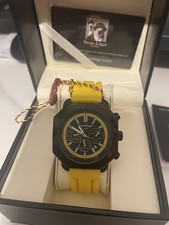 Swan & Edgar Yellow Exuberant Automatic Watch New