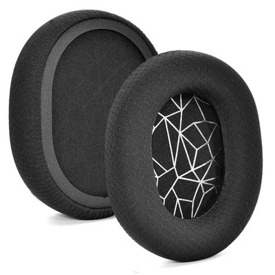 Arctis 3/5 / 7/9 Black Fabric Ear Pads Cushion Compatible with SteelSeries Ar...
