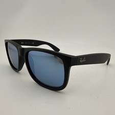 Ray-Ban Italy RB4165 Justin 601/8G Sunglasses Black Rubber 54-16-145 FramesOnly