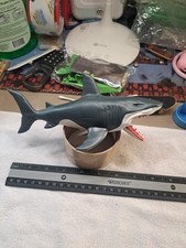 Great White Shark Toy Figure Chomping Biting Animal 8