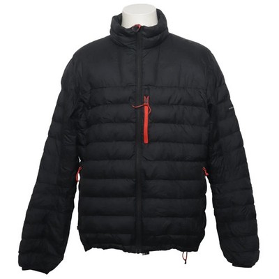 Decathlon, Daunenjacke, Herren, Größe: XL, Schwarz/Orange #fe3
