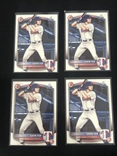 2025 Bowman Draft Gavin Fien 1st Bowman Lot of 4 Cards Paper #BD-15 Rangers