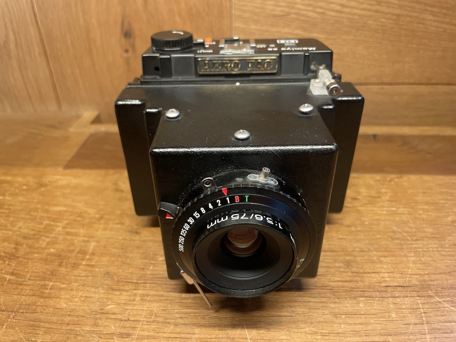 Look TAC Project AERO Tac 6x8 Medium Format Camera Horseman Super ER 75m F/3.5