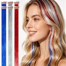Red Silver Blue Mix Cl In Air Tinl 6Pcs Eat Reant Sporty Air Extensions Women