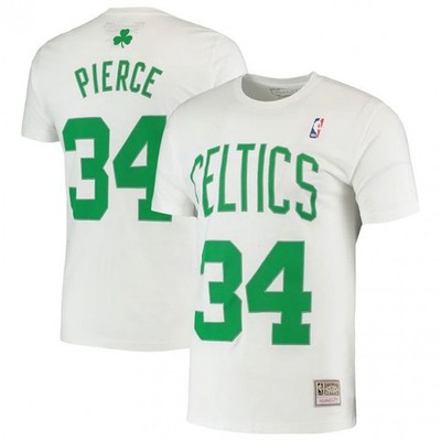 MITCHELL & NESS NBA NAME & NUMBER TEE CELTICS PAUL PIERCE neu