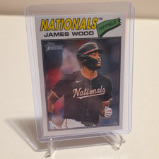Topps Heritage 2026 James Wood #295 Chrome Washington Nationals Baseball Card