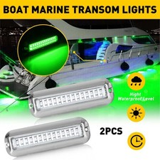 42led Boat Light Underwater Marine Transom Lights 316 Stainless Steel Pontoon 2x 42led Boat Light Underwater Marine Transom Lights 316 Stainless Steel Pontoon 2x