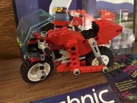 LEGO Technic 8210 Nitro GTX Motorbike (1995) - 100% Pieces Manual & Promo