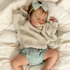 Real Life Reborn Baby Dolls Silicone Full Body 20 Inch Realistic Baby Doll An...