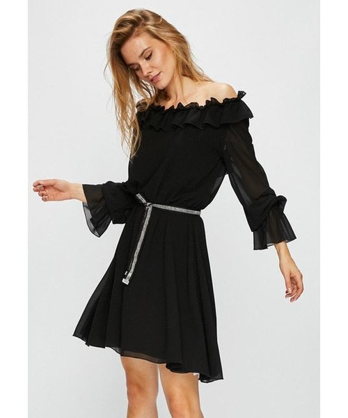 Women Liu Jo Dress Black Polyester 42 / XL / 50