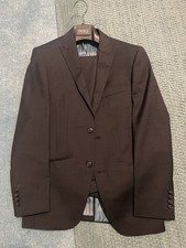 Ventuno 21 Italian Cloth Dark Grey Suit 36 Inch Chest 30S Leg. Mint Condition