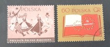 Poland 1956 Russo-Polish Friendship used stamps SG980 - 981