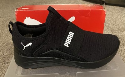 Puma Women Soft Ride Black Sneakers