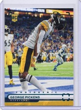 2022 Panini Chronicles George Pickens Photogenic Holo Teal Pittsburgh