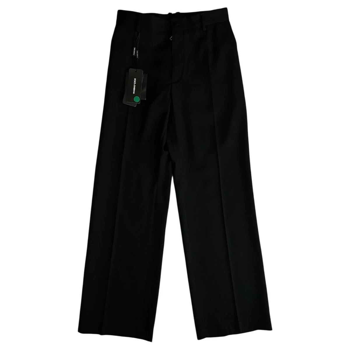 Dolce&Gabbana Wool Black Pants for Men for sale | eBay
