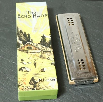 Hohner Echo Mundharmonika C / G Instrument Etui Tremolo Harmonika Harp 56/96 Box