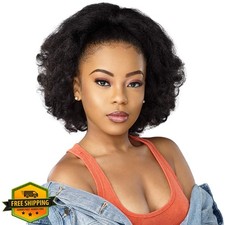 Sensationnel Curls Kinks and Co Drawstring Ponytail, 3C-4C Hair, Med Brown