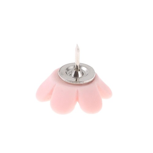 White Flower Push Pins Pink Cute Push Pins Thumb Tacks For Cork Boards - Picture 5 of 5