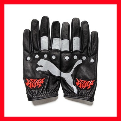 ASAP Rocky x Puma Driving Gloves Leather Black Red Size S/M | eBay ASAP Rocky x Puma Driving Gloves Leather Black Red Size S/M | eBay