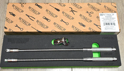 #ad #ad Vim 1 4 amp; 3 8 Wobble Flex Shaft Socket Drivers w Magnetic Drain Plug Tool FWE46K $60.44