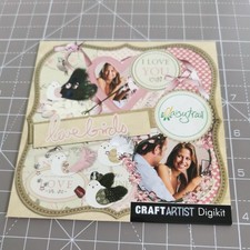 Lovebirds - Serif Craft Artist digikit papercrafting CD Rom