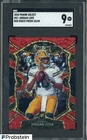 2020 Panini Select Red Disco Prizm #47 Jordan Love Packers RC Rookie 23/49 SGC 9