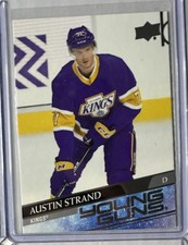 2020-21 Upper Deck Young Guns Rookie Austin Strand #722 Los Angeles Kings
