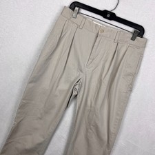 Polo Ralph Lauren Ethan Chino Pants Mens 32x32 32x29 Beige Khakis Pleated