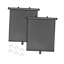 2PCS Car Window Shades for Baby, Retractable Auto Sun 19.69 x 19.69 Inches