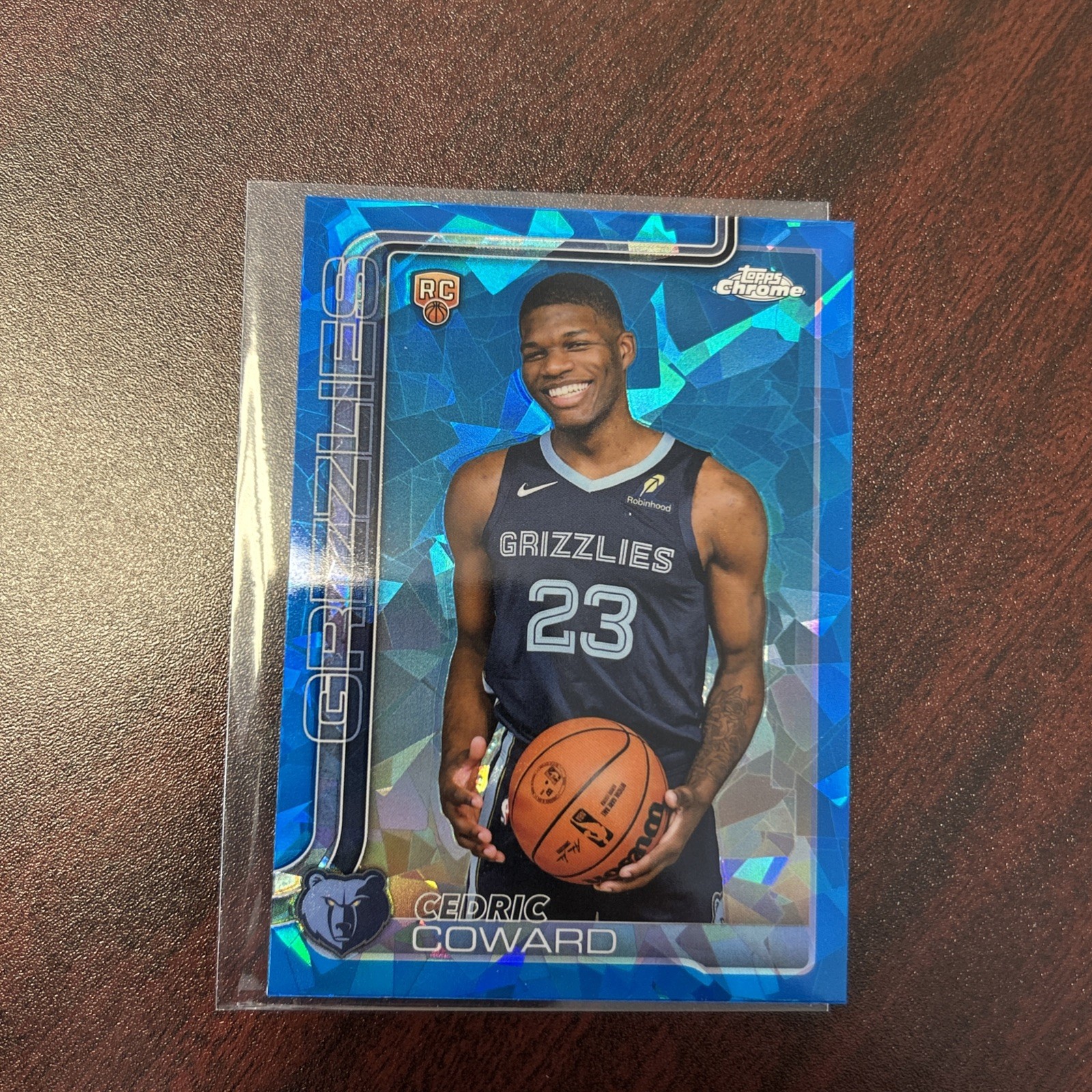 2025-26 Topps Chrome Sapphire Edition - Cedric Coward #261 (RC)