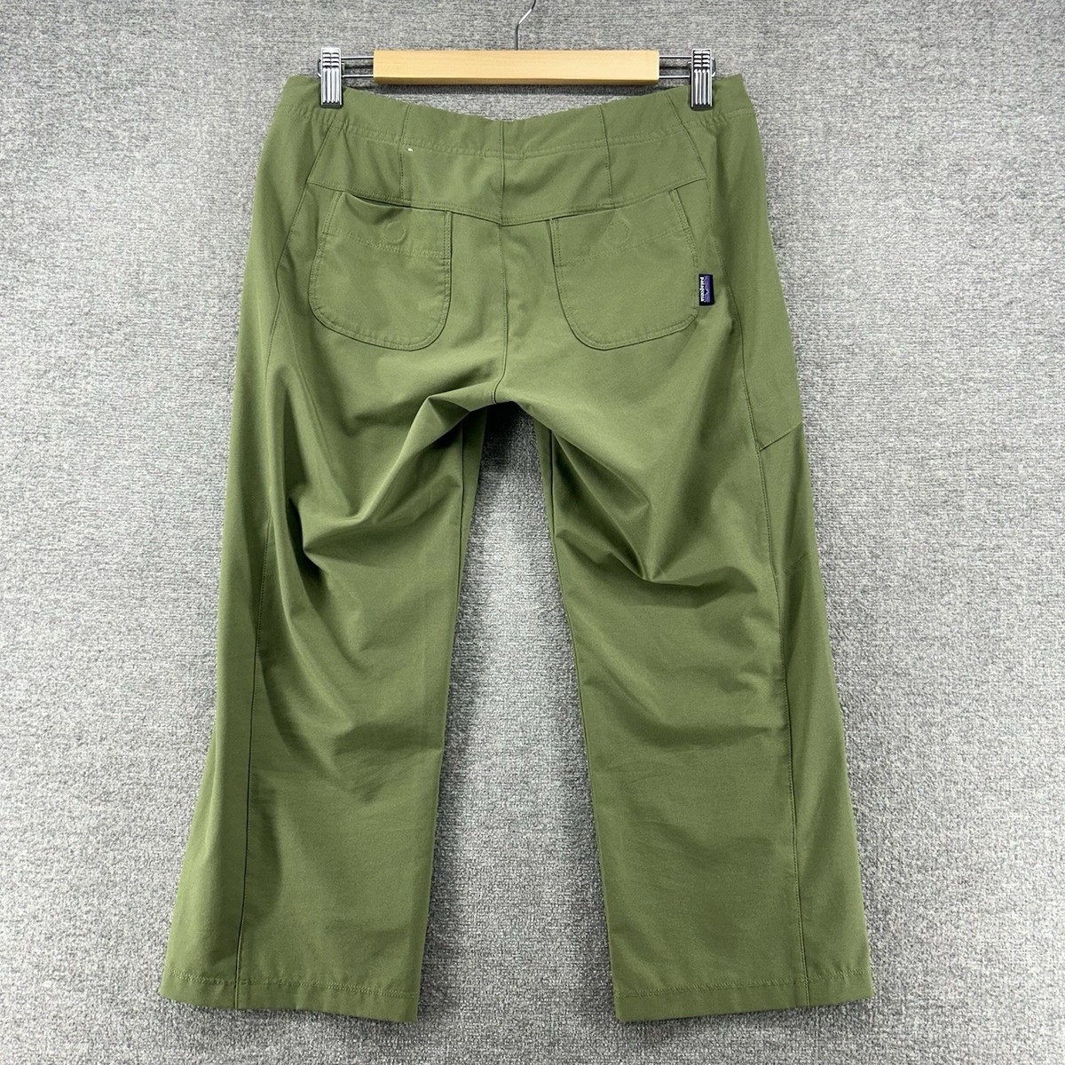 Patagonia フルジップオーバーパンツ 34 Patagonia All Out Capri Pants Women Size 6 Green Outdoor Hiking | eBay