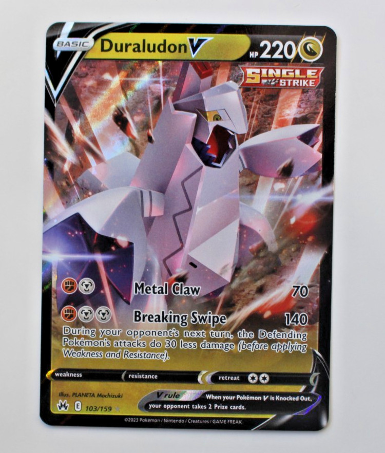 Duraludon V 103/159 - SWSH: Crown Zenith Ultra Rare - Pokémon TCG (NM)