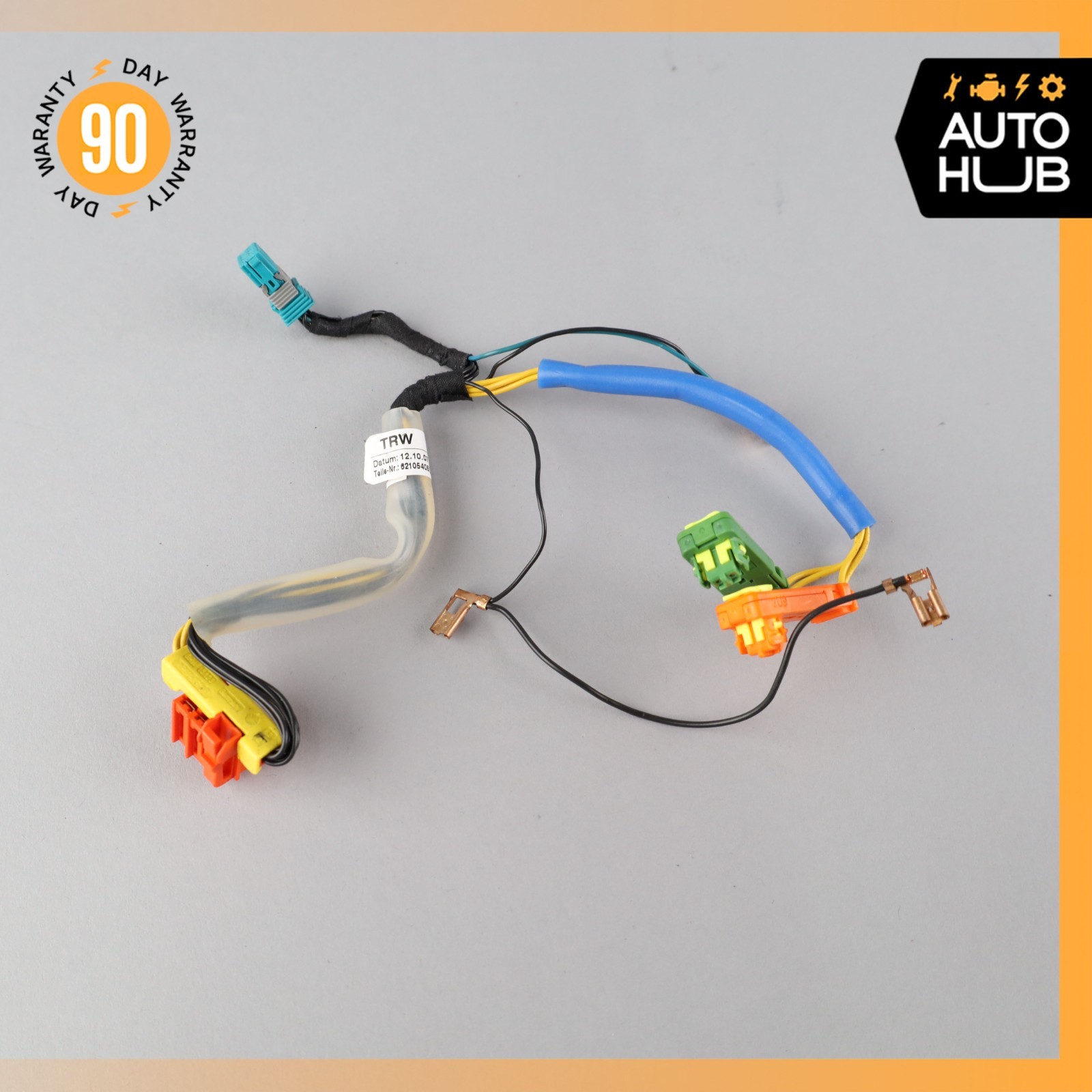 08-18 Bentley Continental GTC GT Steering Wheel Driver Airbag Wiring Harness 19k