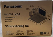 Panasonic FV-0511VQ1 110 CFM 0.9 Sones Exhaust Fan with Smart Flow