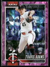 2026 Topps Travis Adams #149 Pink Diamante Foil RC Twins