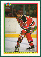 Bruce Driver - 1990-91 Bowman #87 - New Jersey Devils Hockey Card