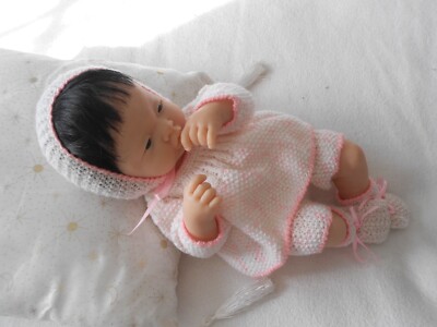 Poupée Berenguer Nouveau-né Asiatique 35cm + 3 Tenues Neuves – Jolie Poupée