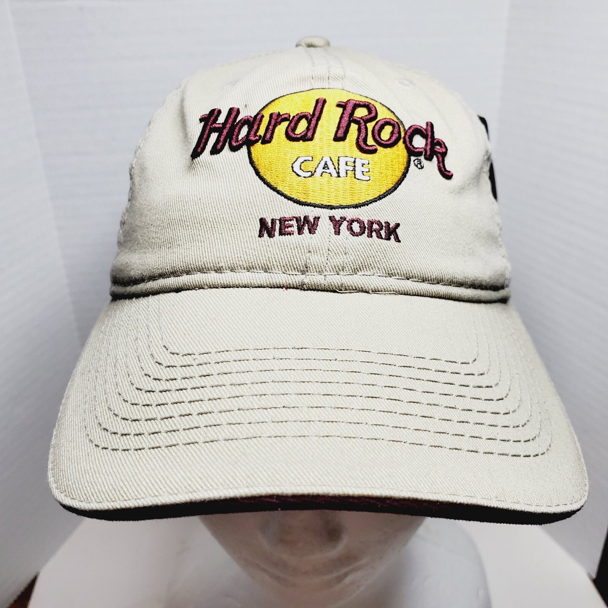 Hard Rock Cafe New York Khaki Bucket Hat S/M RokFit Canvas Bucket Hat - Worker Brown main image 4