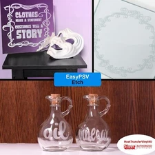 EasyPSV Permanent Etch Adhesive (Sign) Craft Vinyl 12" width **FREE SHIPPING**