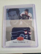 2006-07 PETER FORSBERG FLAIR SHOWCASE PARALLEL PHILADELPHIA FLYERS 086/100.