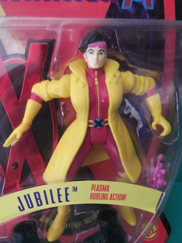 Generation X Jubilee Action Figure Nib 1995 Toy Biz Marvel Comics Plasma Hurling - Picture 9 of 10