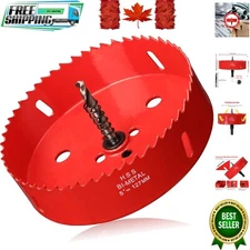 High Speed Steel Hole Cutter 127mm for Wood, PVC & Drywall - Efficient Design