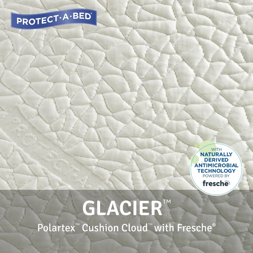 Protect-A-Bed Glacier Polartex жаккардовая водонепроницаемая защита для матраса - Изображение 2 из 4