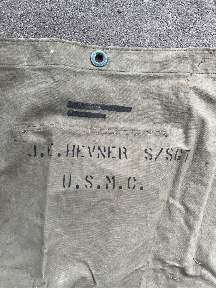 WW2 US Marine Corps Duffle Bag Named (V782 | eBay