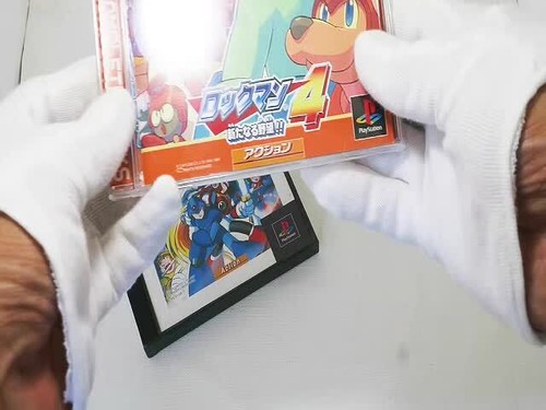 PS1 ROCKMAN 4 & ROCKMAN X4 BEST set Megaman Japanese tested - Video 1 of 1