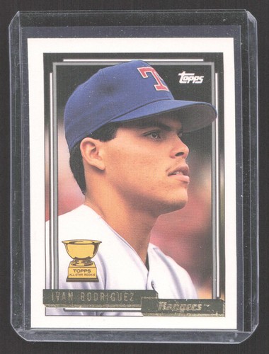 1992 Topps Ivan Rodriguez Rookie Cup #78 Texas Rangers