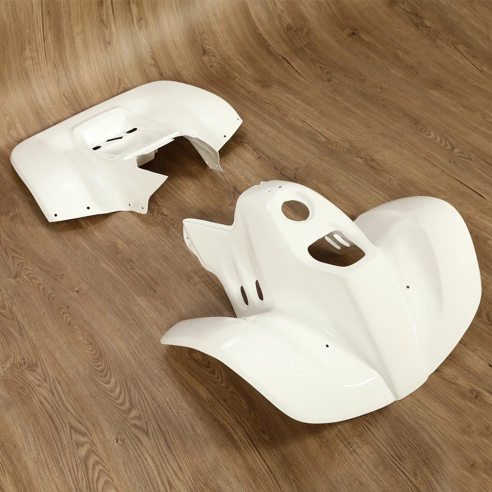 For 1993-2005 Honda Sportrax 90 TRX90 White Front & Rear Fender Kit ABS Mudguard Foto 2 de 4