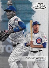 ADDISON RUSSELL 2017 Topps Gold Label CLASS 1 Base Card #8 CUBS