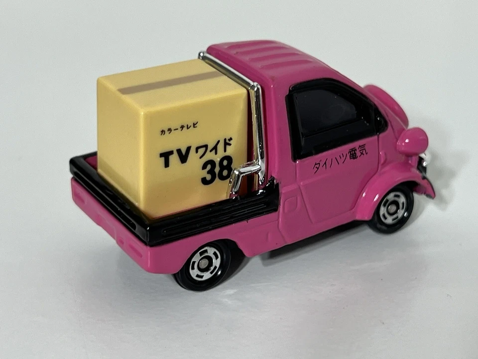 Tomica Tomy No. 62 Daihatsu Midget II 2 Mini Truck Pickup Kei Pink TV - Image 4 of 4