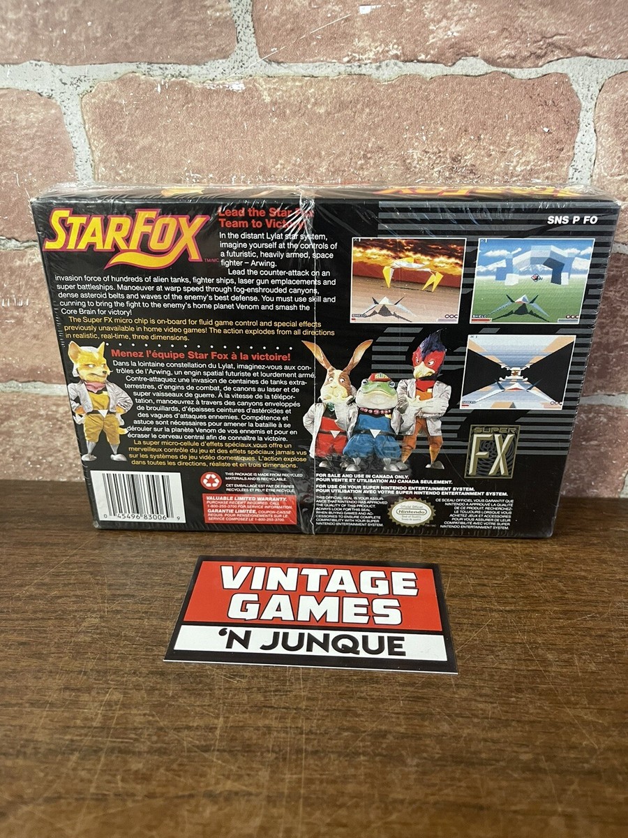 Star Fox Super Nintendo Snes Sealed In Box Original | eBay